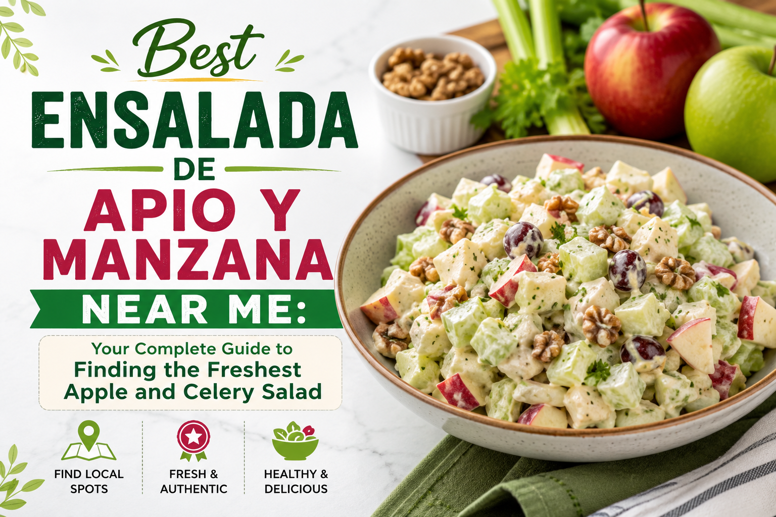 Best Ensalada de Apio y Manzana Near Me